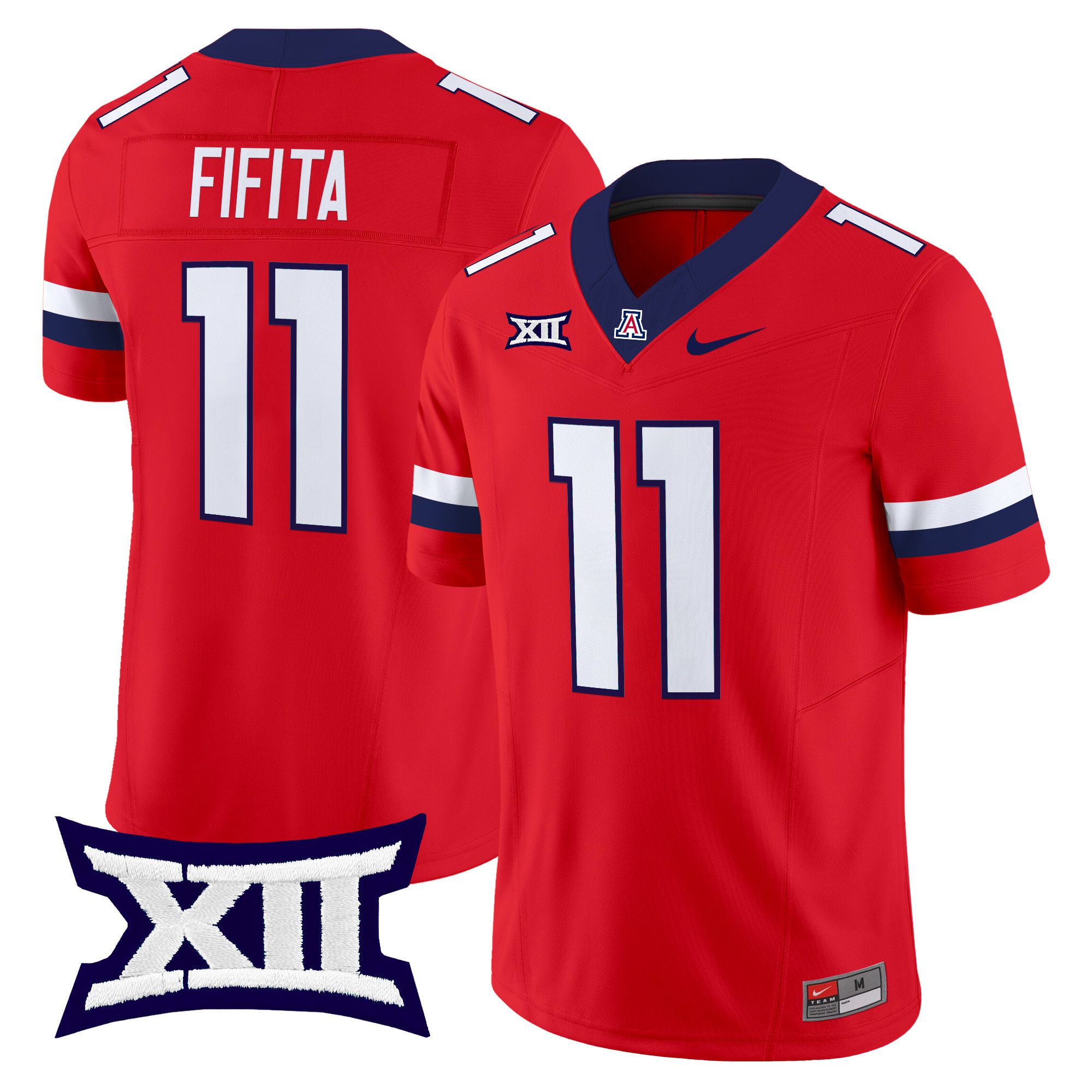 Men Arizona Wildcats #11 Fifita Red Nike 2024 Vapor Limited NCAA Jersey style 1